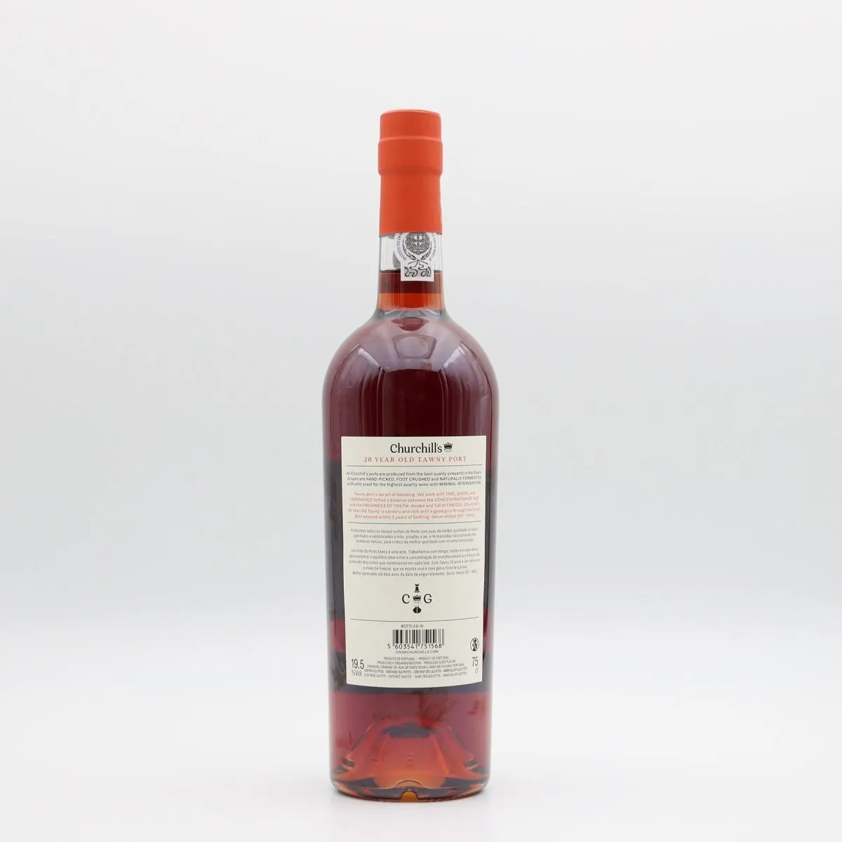 Churchill's Tawny 20 anos Rotulo