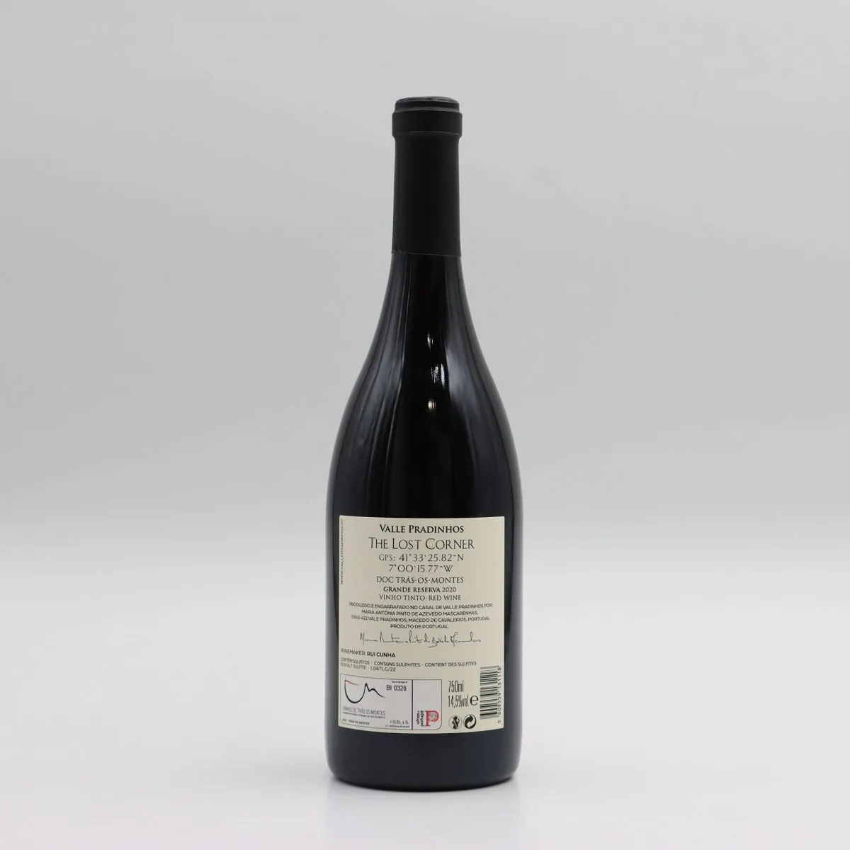 Valle Pradinhos The Lost Corner Tinto 2020 rotulo